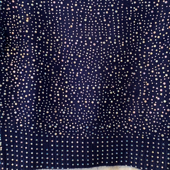 Zara pretty iridescent stone sparkly sweater - Picture 3 of 4